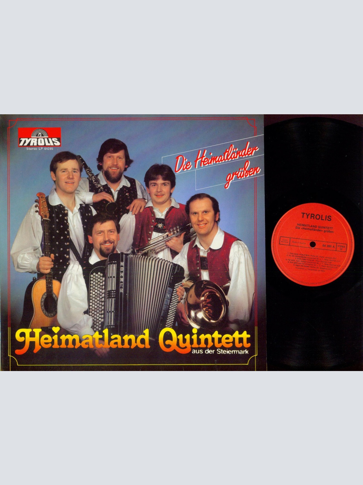 LP--Heimatland Quintett  // Die Heimatländer grüßen / M/ NM