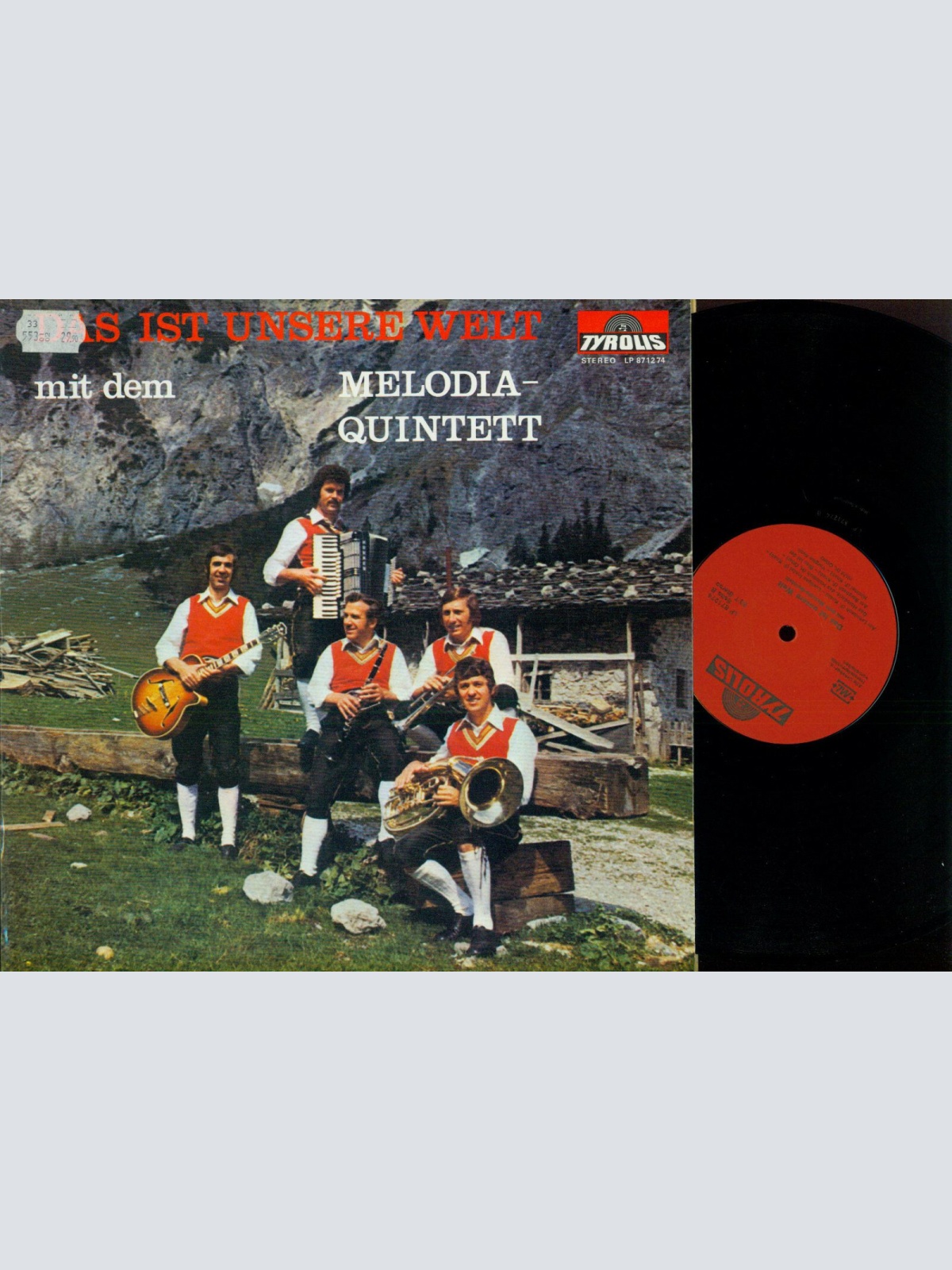 LP--Melodia Quintett //  Das ist unsere Welt  // NM