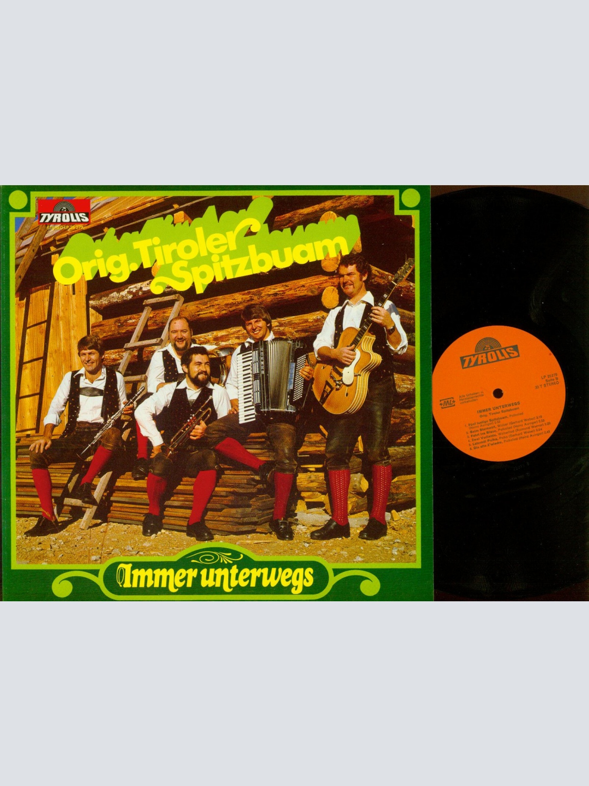 LP--Orig. Tiroler Spitzbuam – Immer Unterwegs / M/ NM