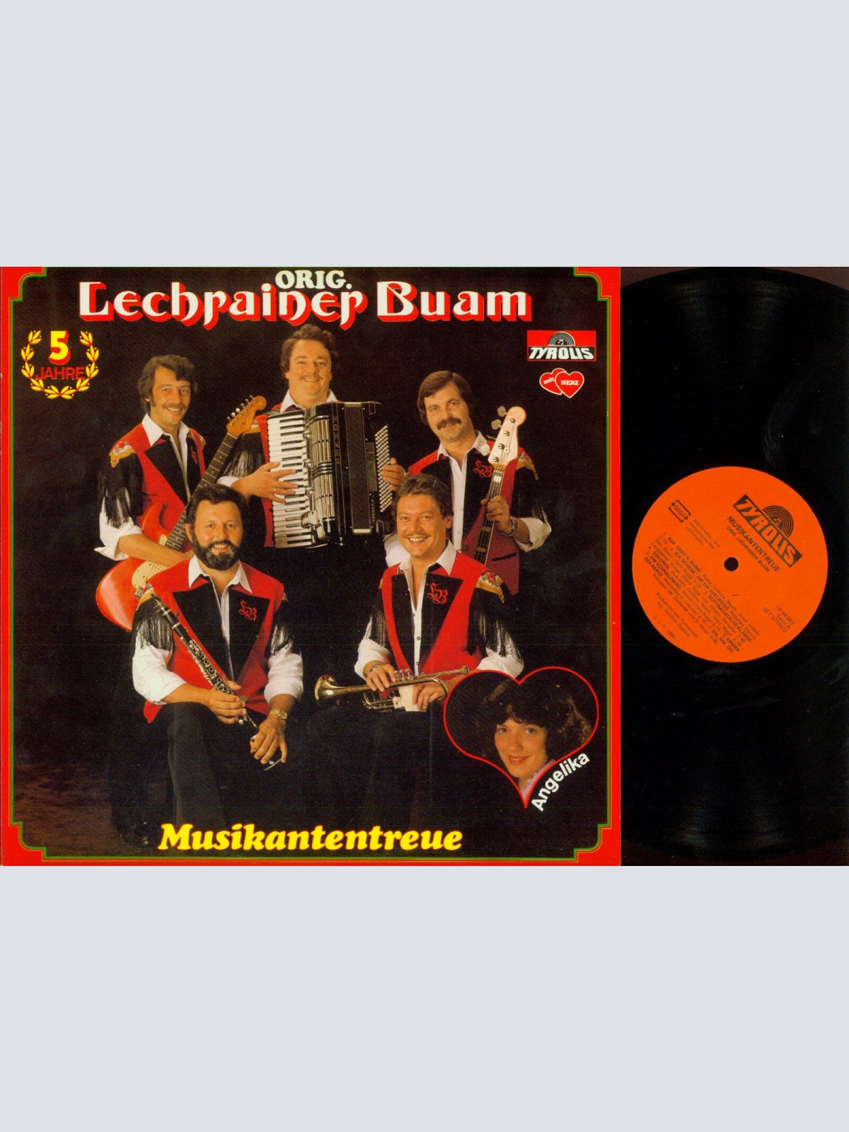 LP--Orig. Lechrainer Buam //  Musikantentreue / M/ NM