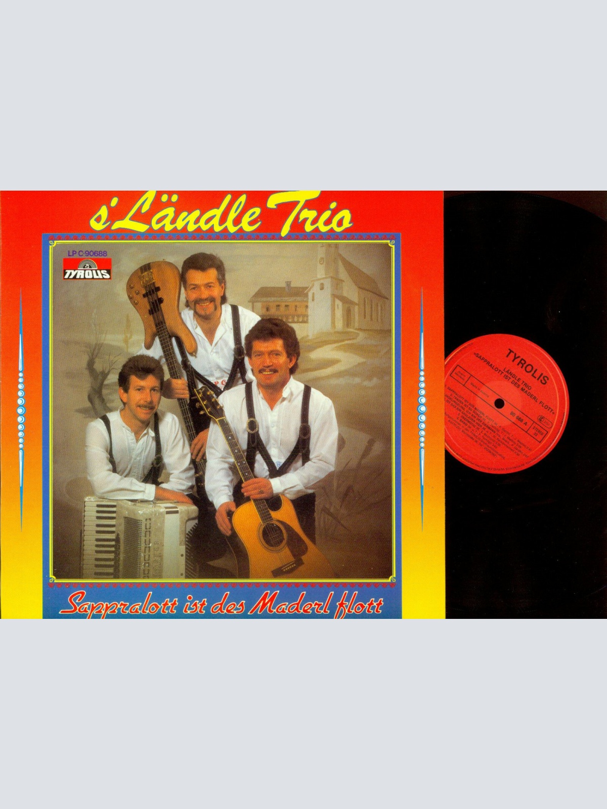 LP--s'ländle Trio  // Sappralott ist des mäderl flott / M/ NM