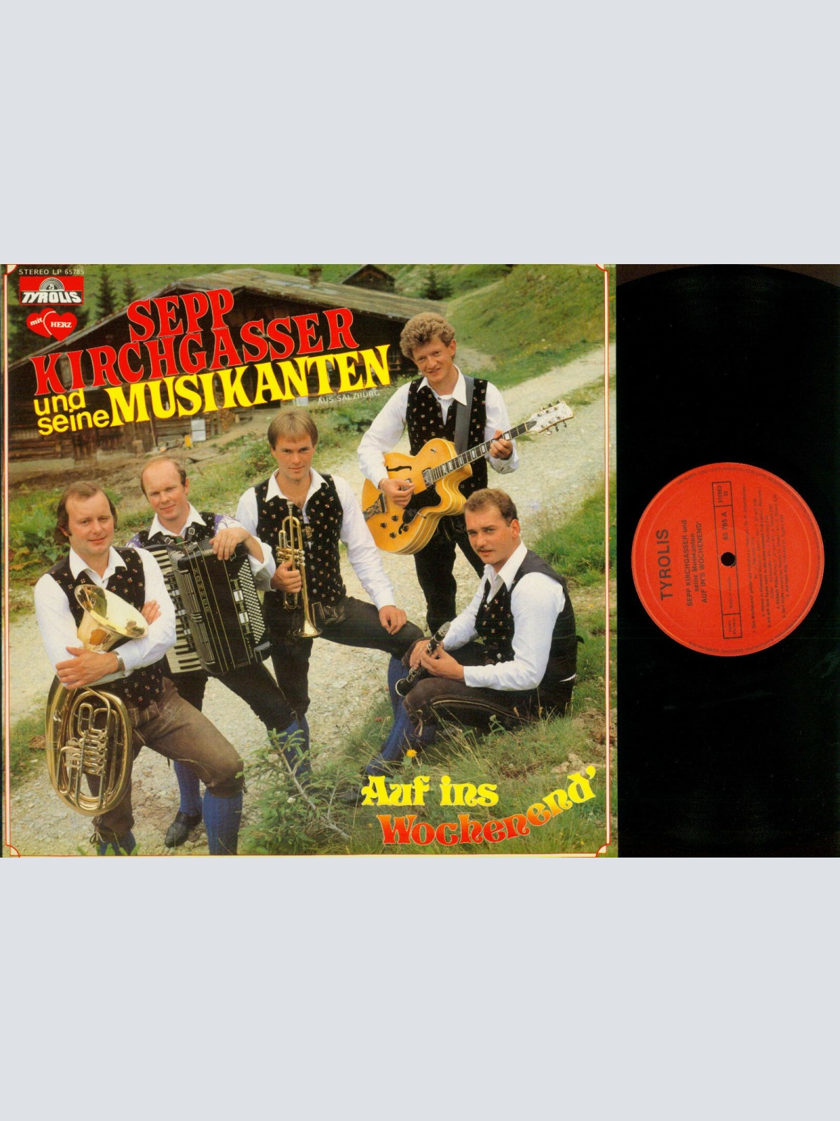 LP--Sepp Kirchgasser und seine Musikanten  // Auf ins Wochenede   // M // NM