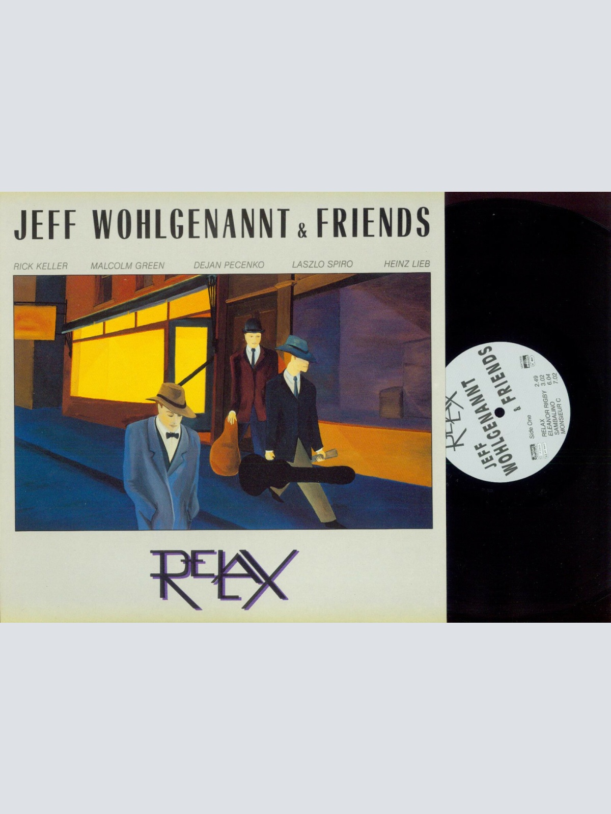 LP--Jeff Wohlgenannt   // Relax// M/ NM