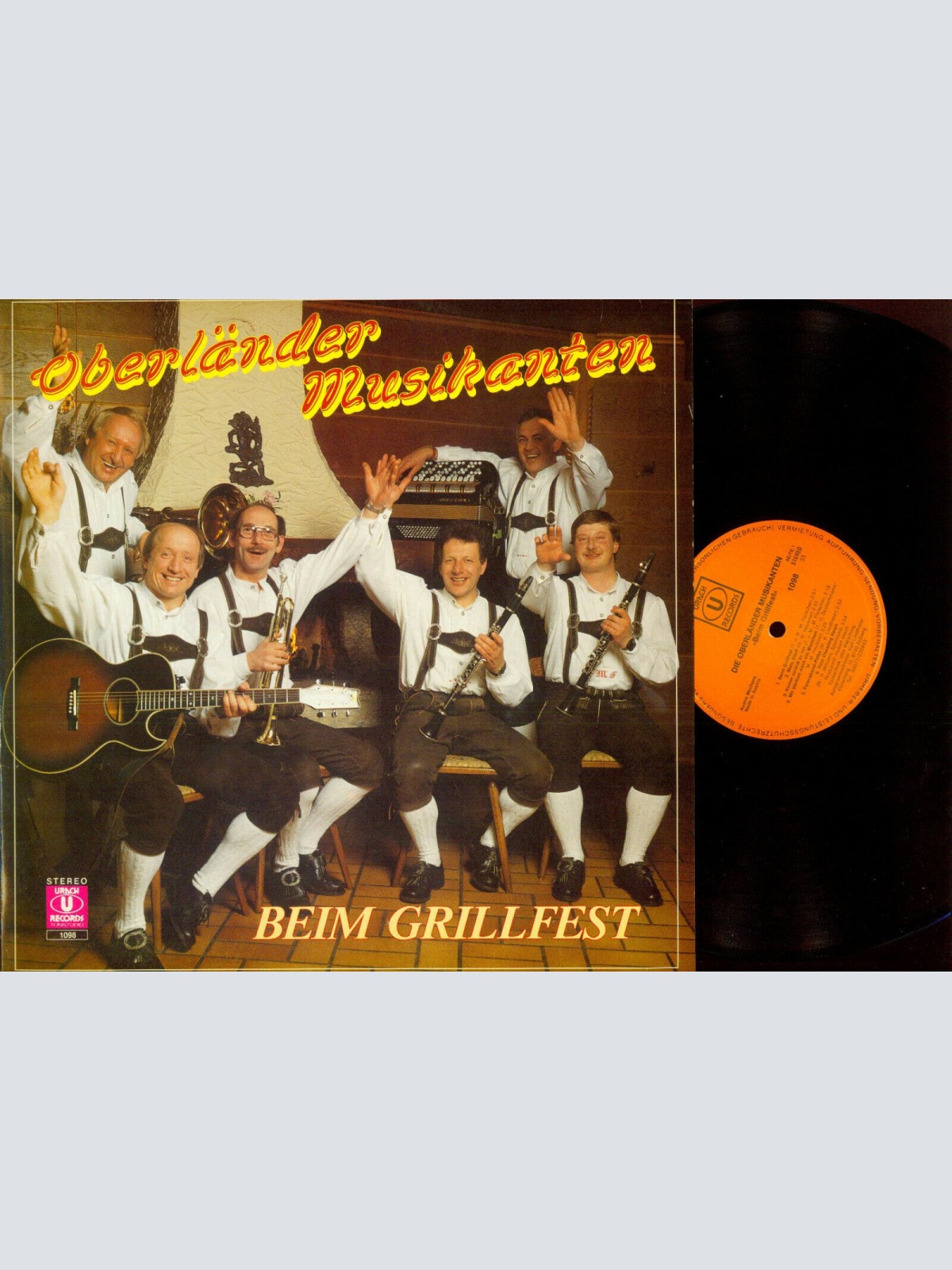 LP-- Oberländer Musikanten //  Beim Grillfest