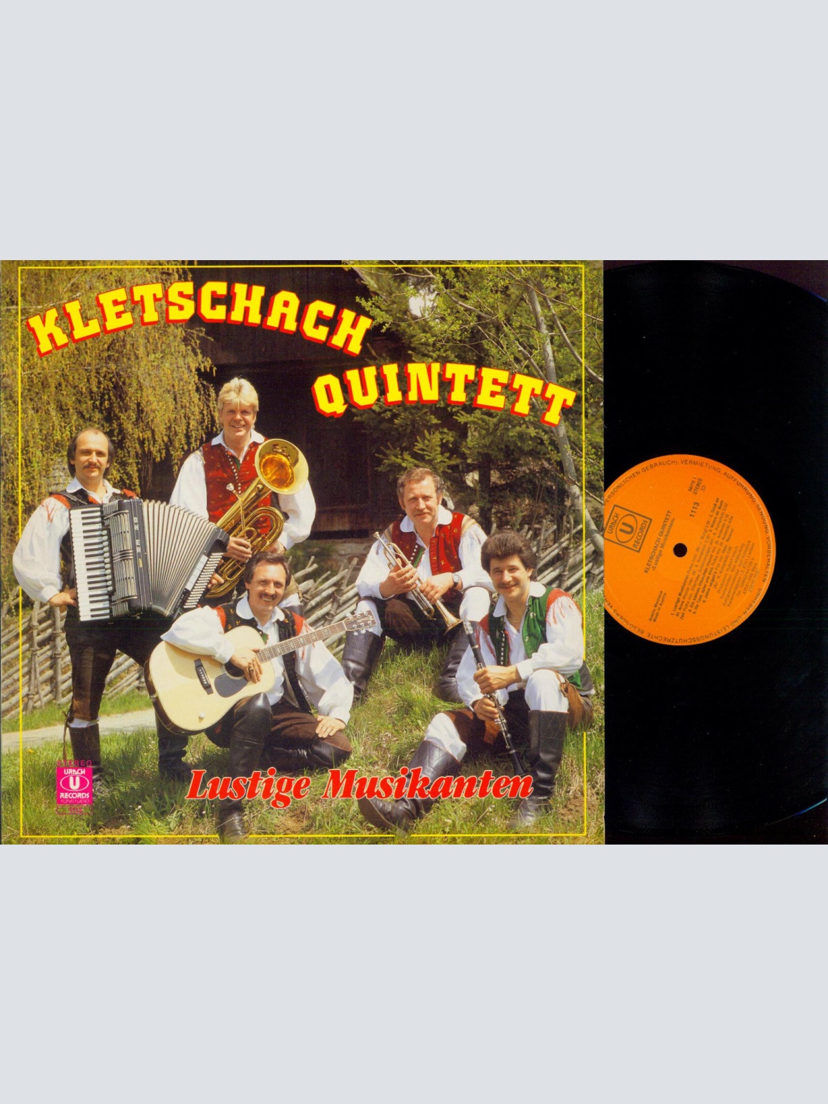LP-- Kletschach  Quintett //  Lustige Musikanten