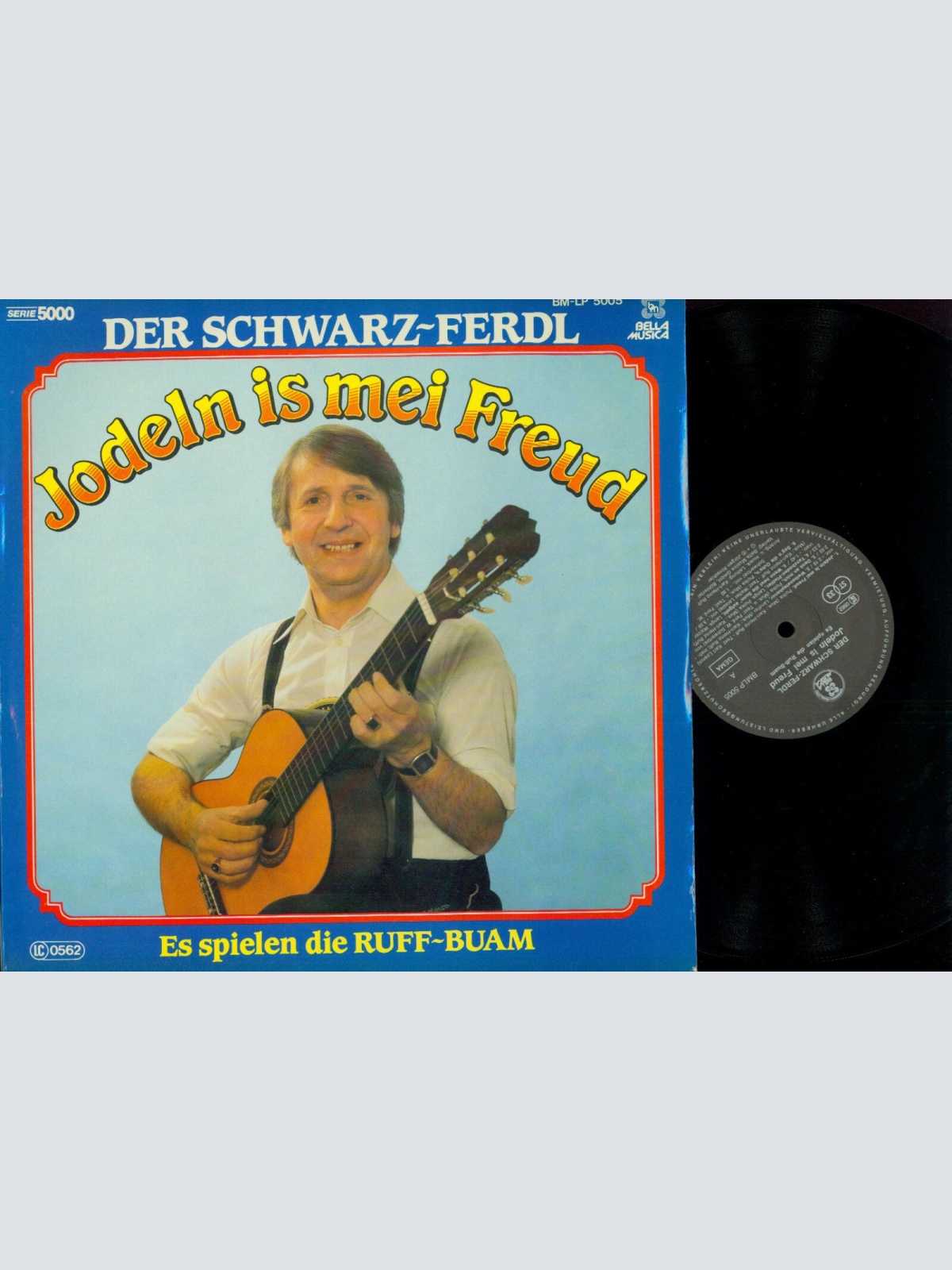 LP-- Der Schwarz Ferdl //  Jodeln is mei Freud