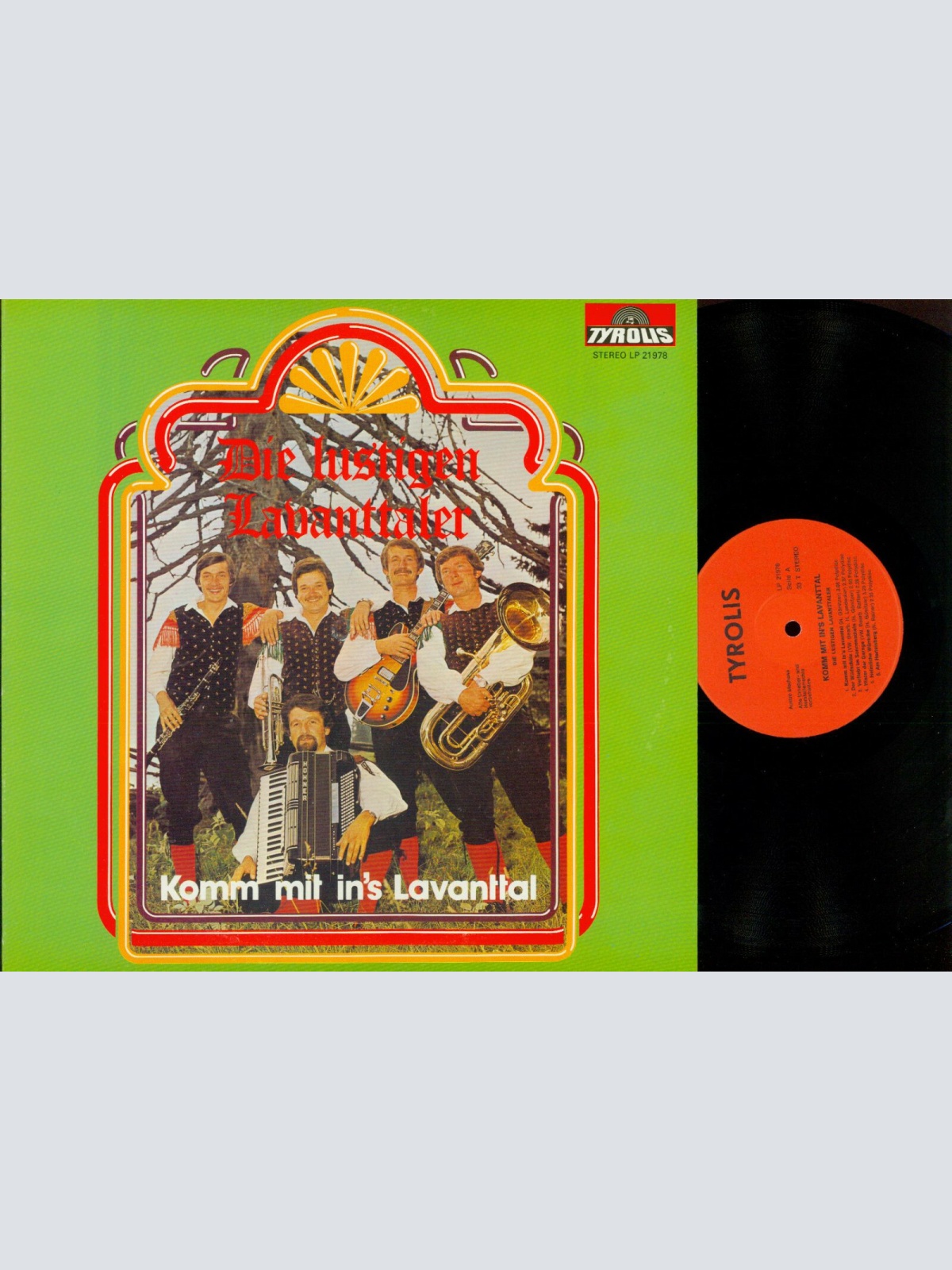 LP--Die Lustigen Lavanttaler – Komm' Mit Ins Lavanttal