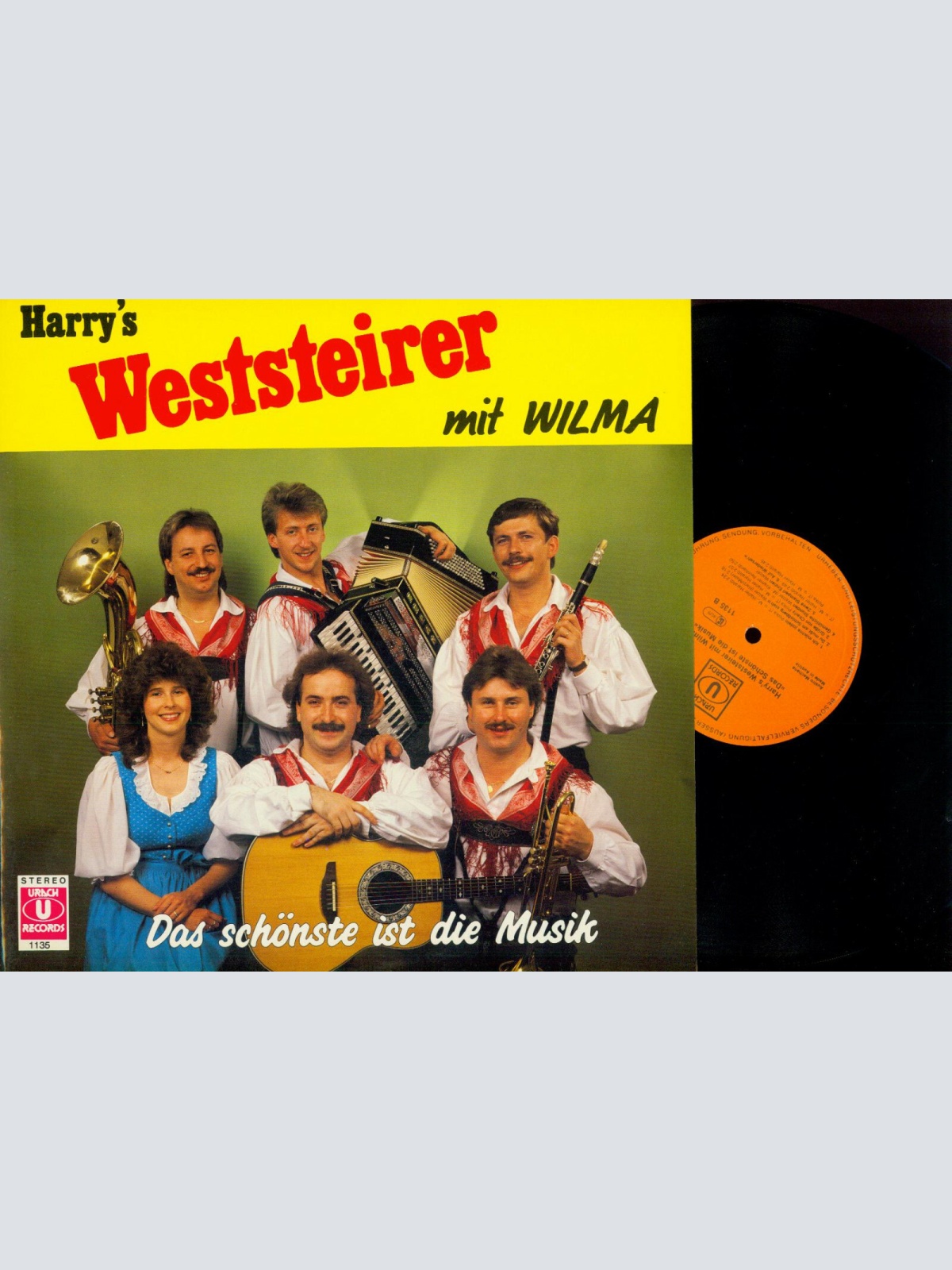 LP--Harry's Weststeirer ,Mit Wilma Haller – Das Schonste Ist Die Musik