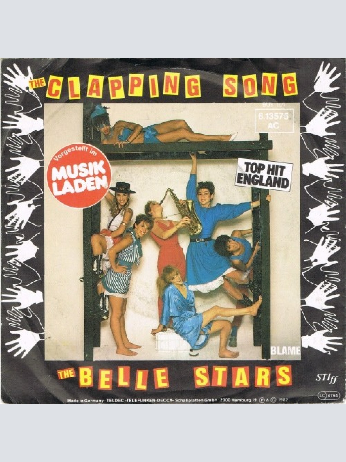 7", Single The Belle Stars - The Clapping Song