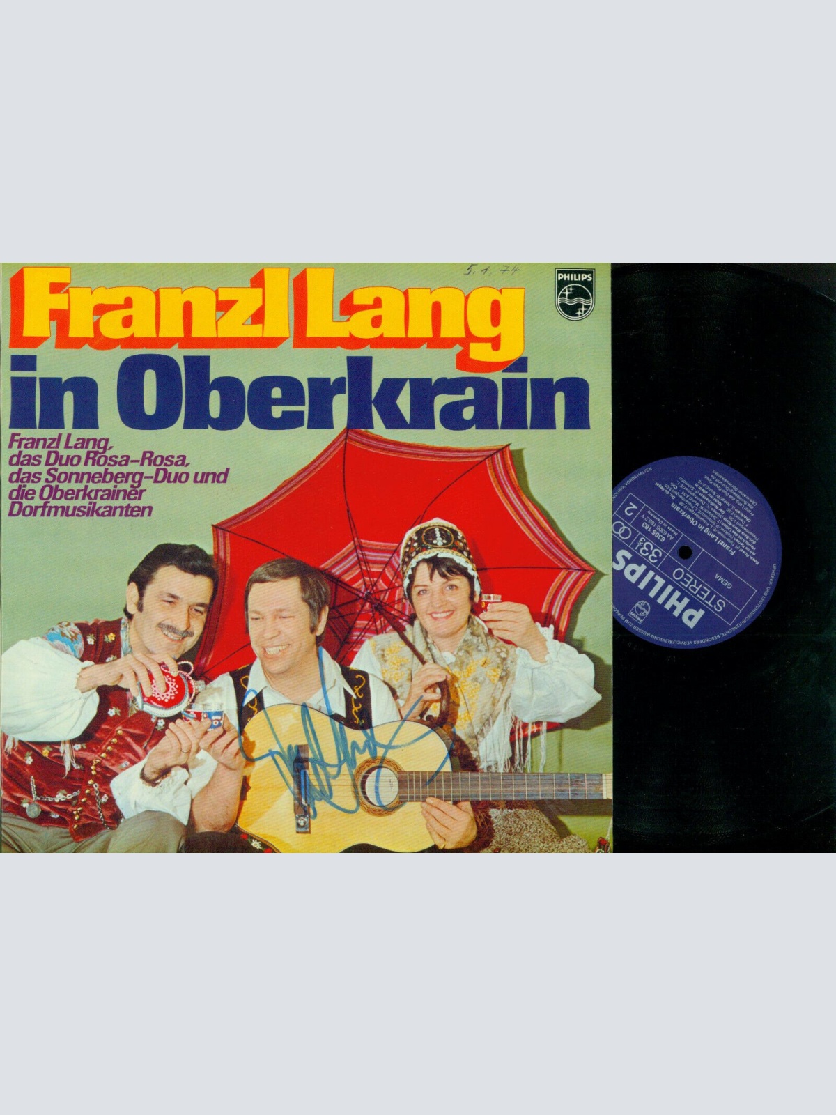 LP--Franzl Lang – Franz Lang im Oberkrain