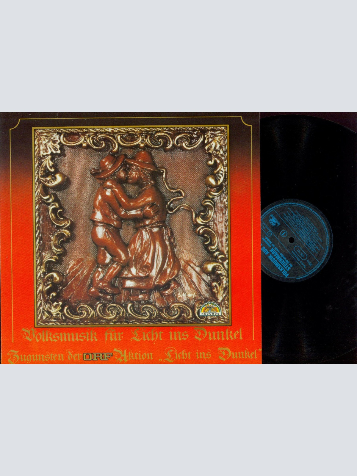 LP--Volksmusik aus der Steiermark  zugunsten Licht ins Dunkel