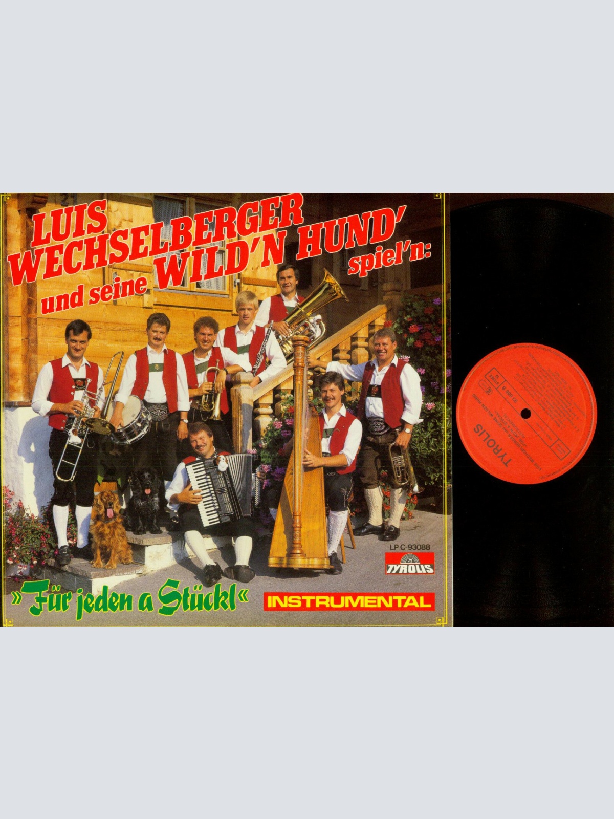 LP--Luis Wechselberger Und Seine Wild'n Hund' – Für Jeden A Stückerl