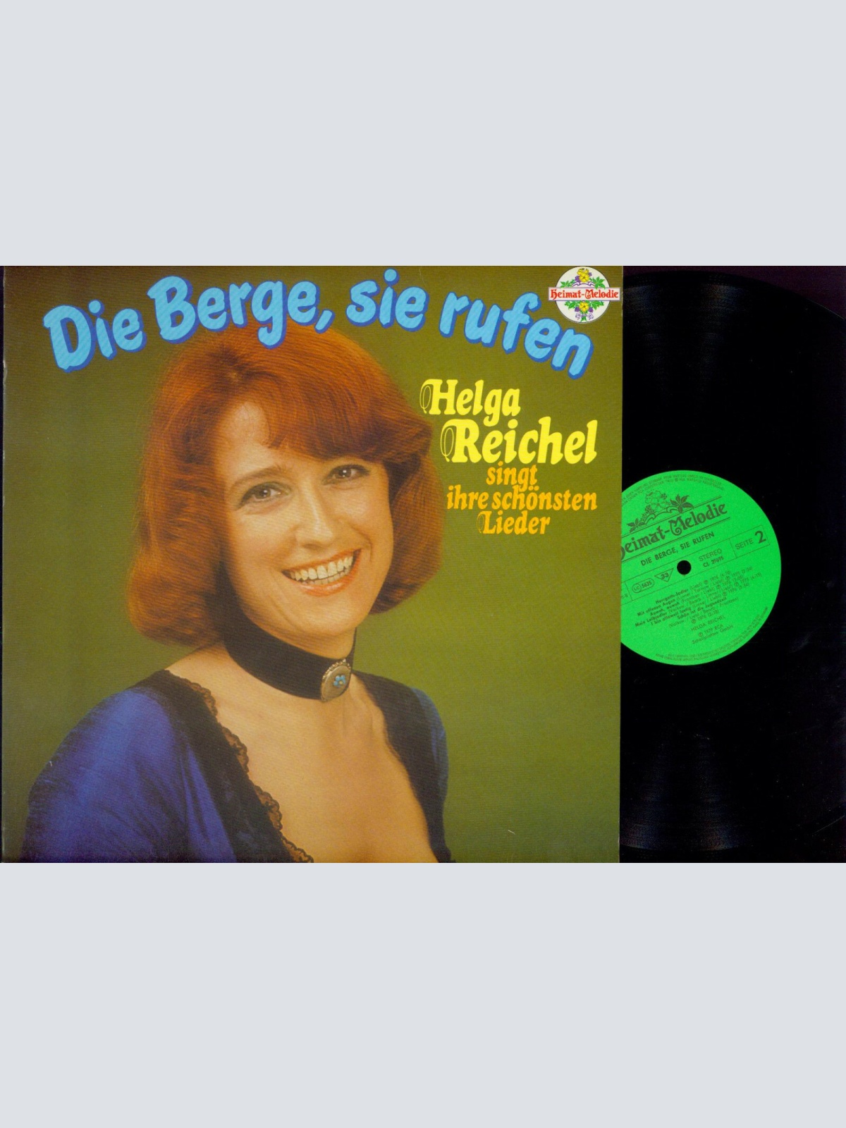 LP--Helga Reichel  // Die Berge sie rufen  // NM