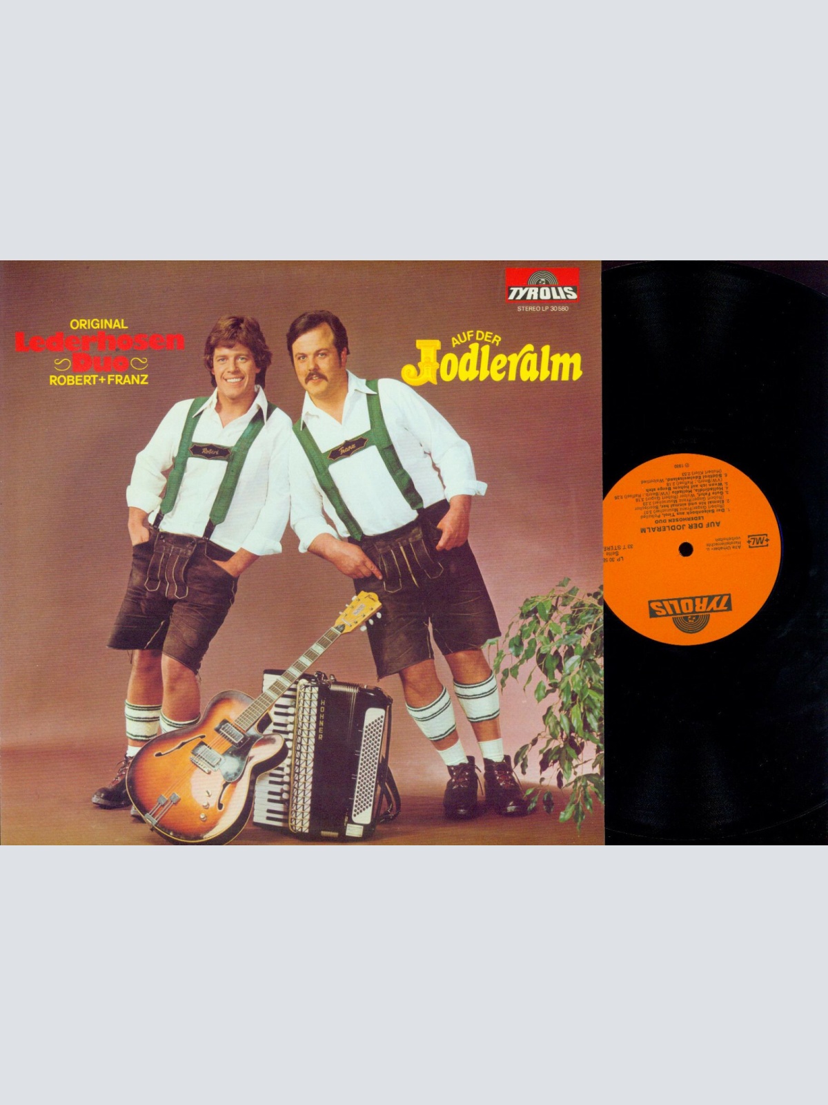 LP--Original Lederhosen Duo – Auf Der Jodleralm //NM