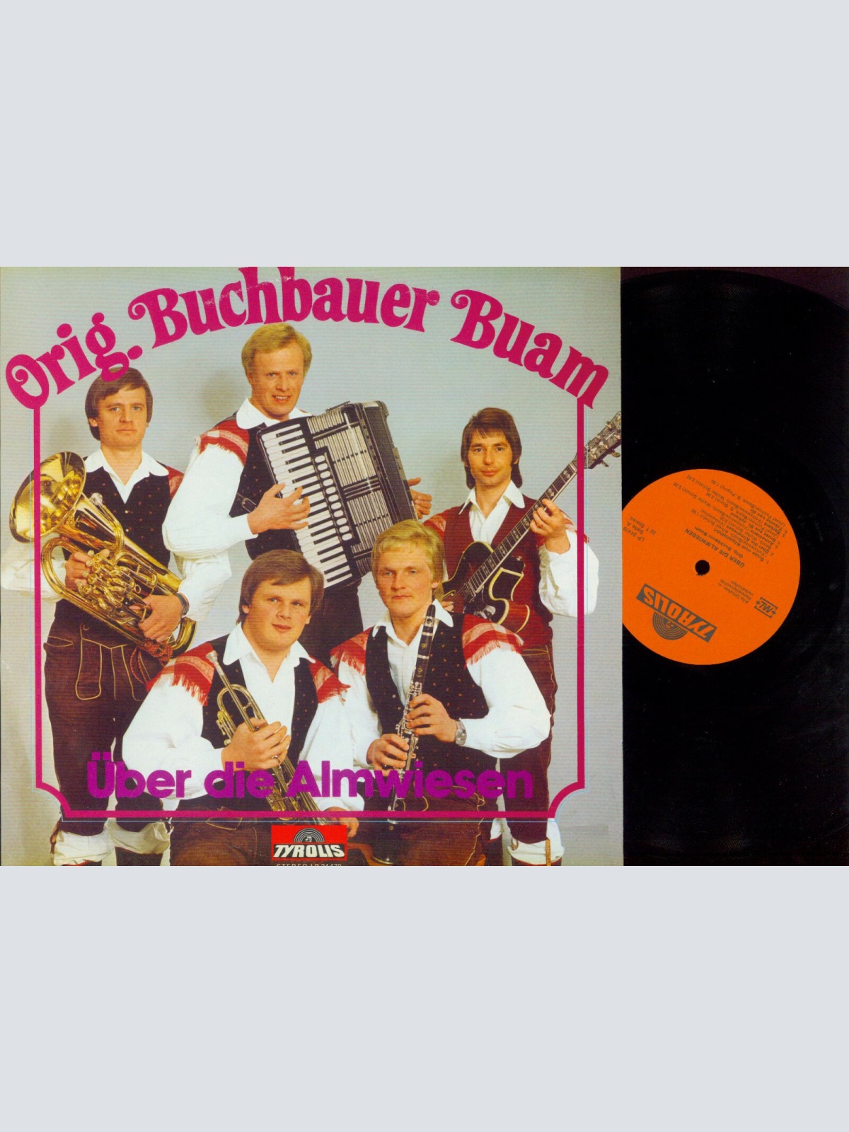 LP--Die Buchbauer Buam – Über Die Almwiesen  //NM