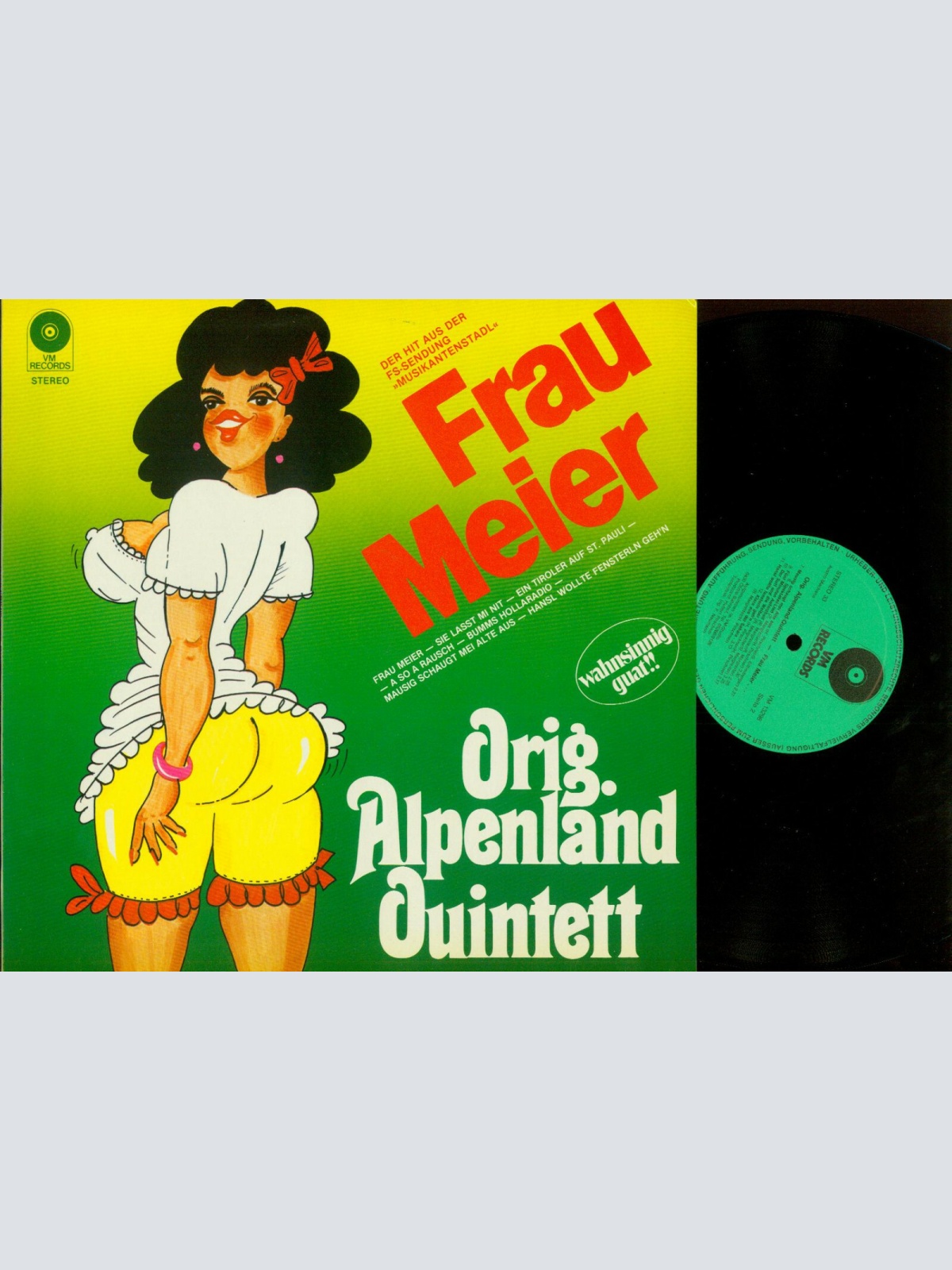 LP--Orig. Alpenland Quintett – Frau Meier //NM