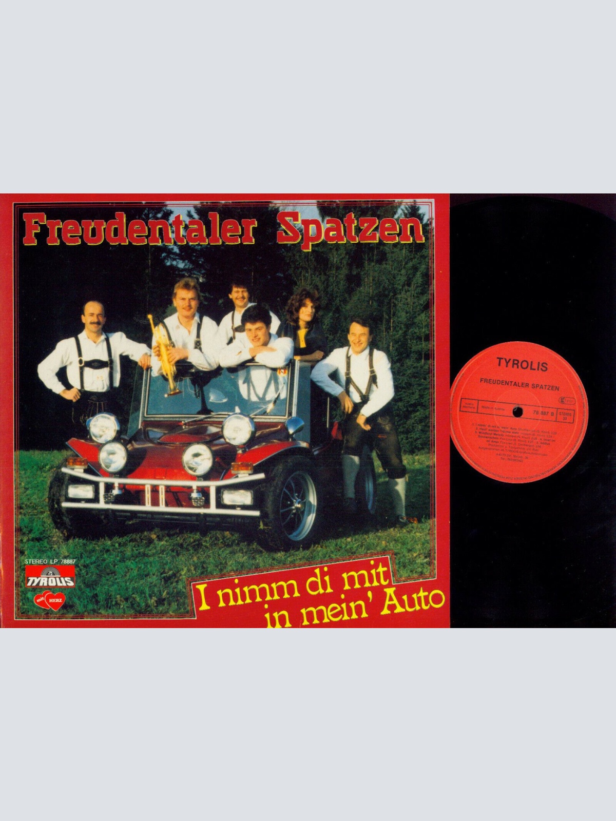 LP-- Freudentaler Spatzen – I Nimm Di Mit In Mein' Auto  //    //NM