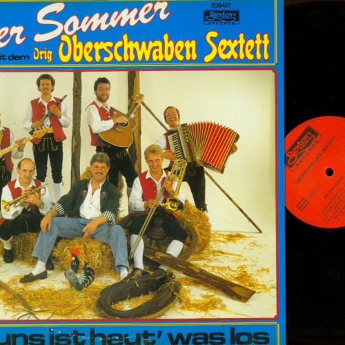 LP-- Peter Sommer Oberschwaben Sextett //  Bei uns ist heut was los   //    //NM