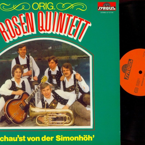 LP-- Rosen Quartett //  Schau'st von der Simonhöh  //    //NM