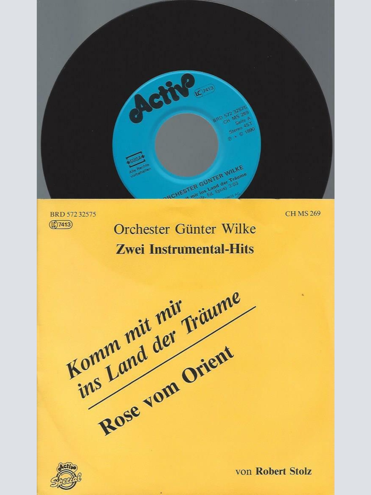 7" Orchester Günter Wilke  // Komm mit mir in das Land der Träume