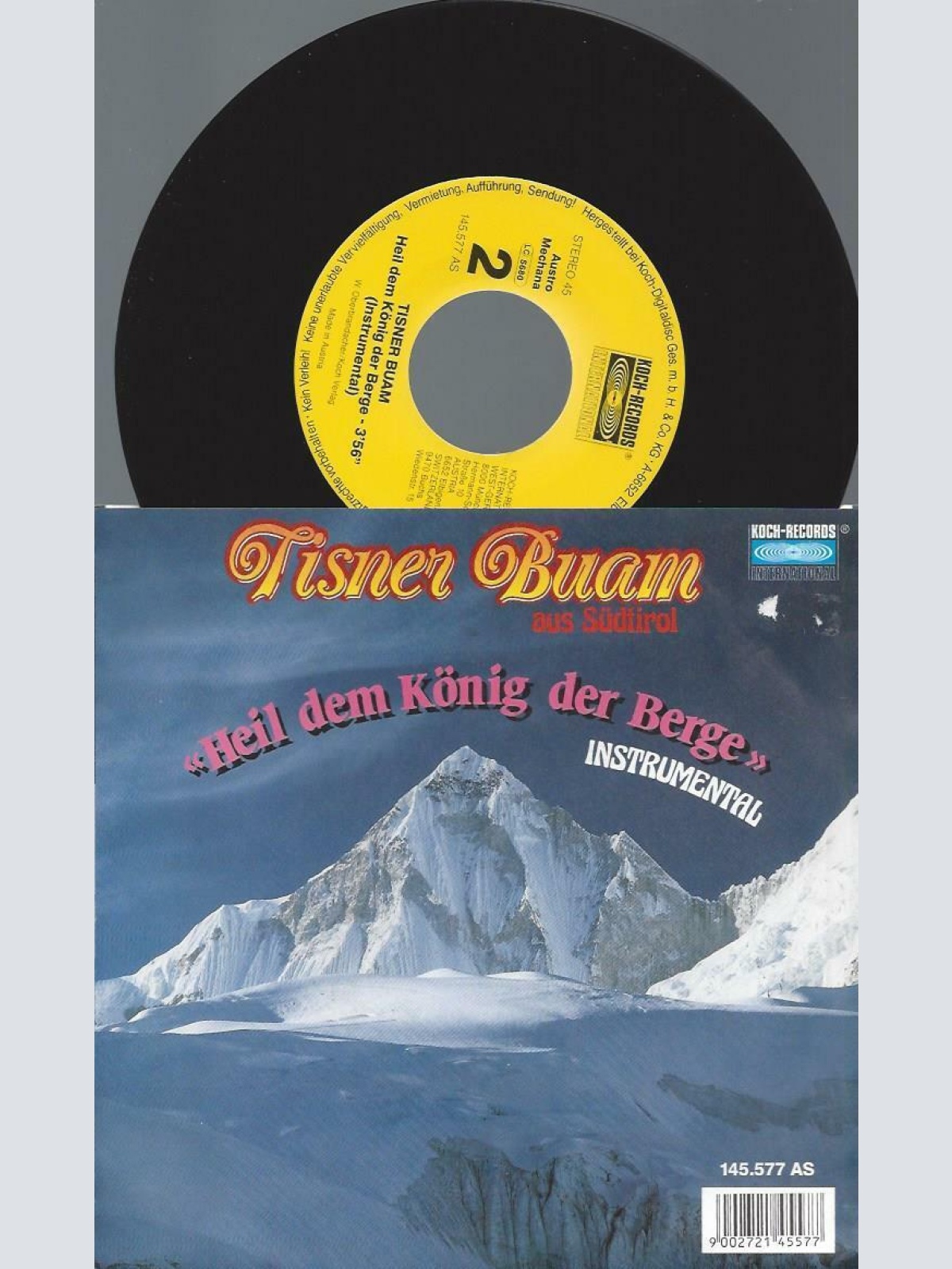 7" Tisner Buam – Heil Dem König Der Berge