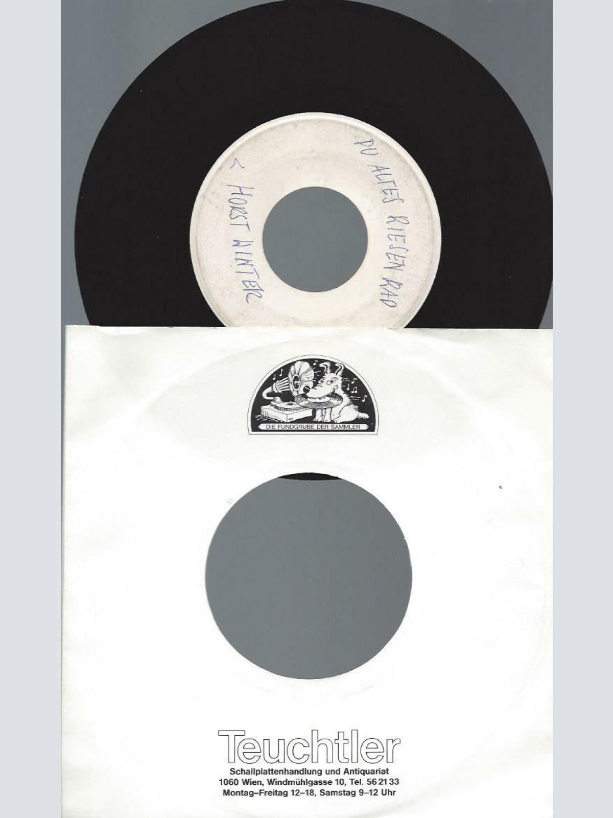 7"  Horst Winter //  Vogerl Aus Wien / Du Altes Riesenrad // Promo