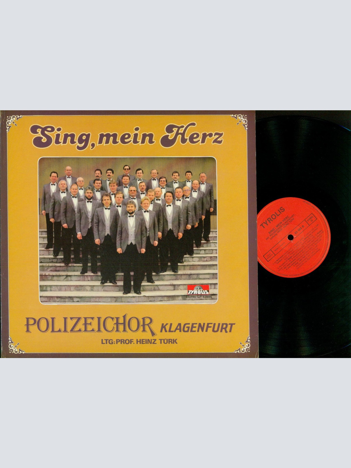 LP--Polizeichor Klagenfurt – Sing, Mein Herz  //NM