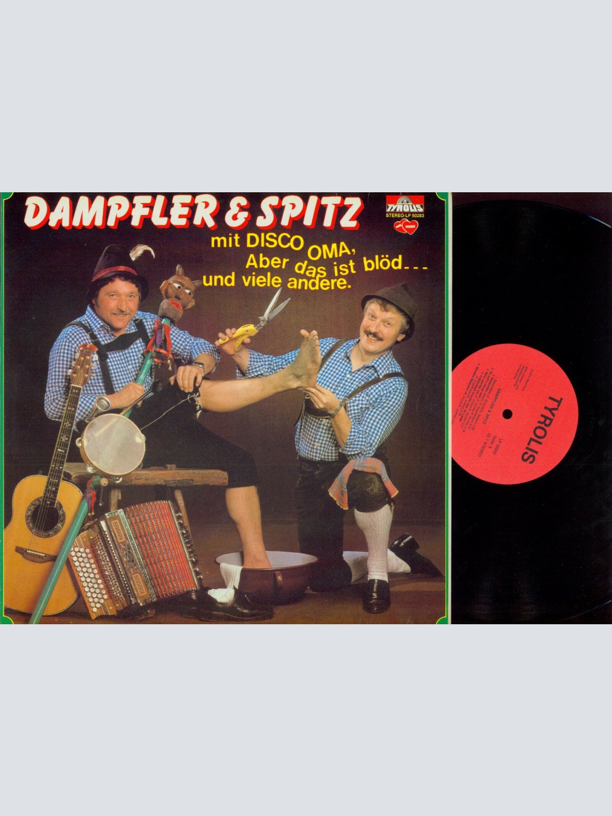 LP--Dampfler & Spitz  // mit Disco Oma  //NM