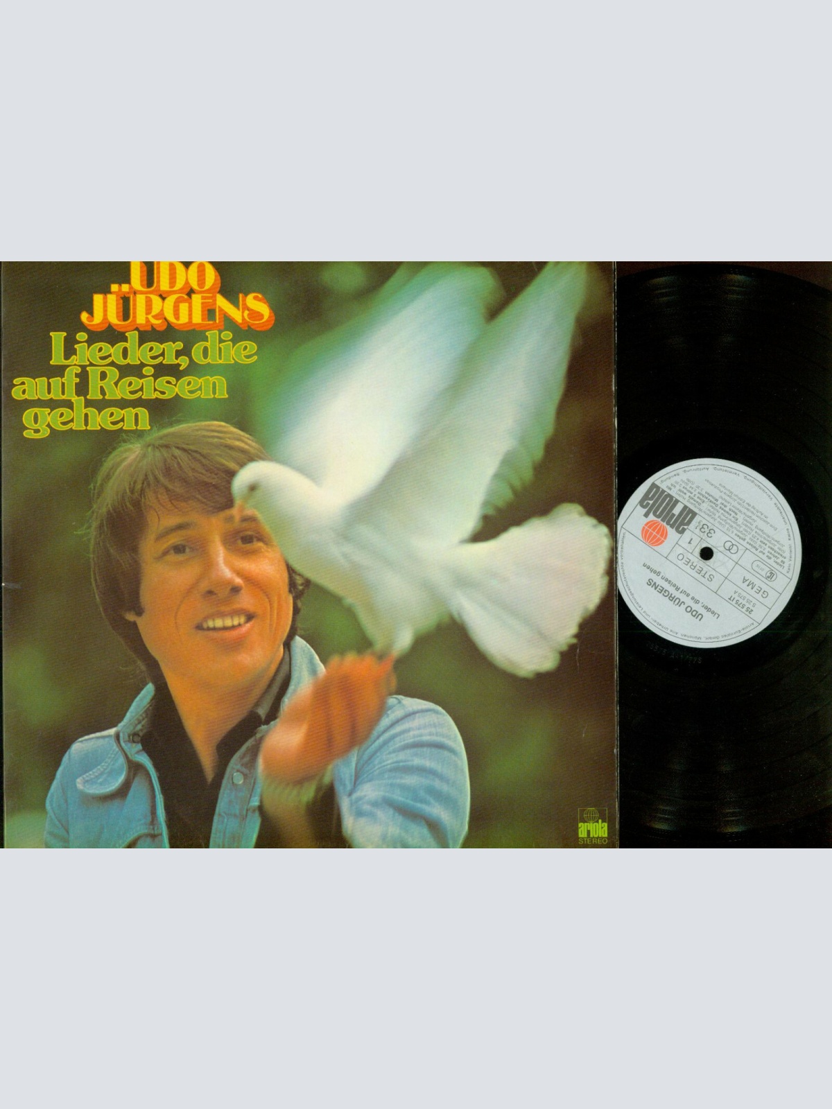 LP--Udo Jürgens – Lieder, Die Auf Reisen Gehen  //NM