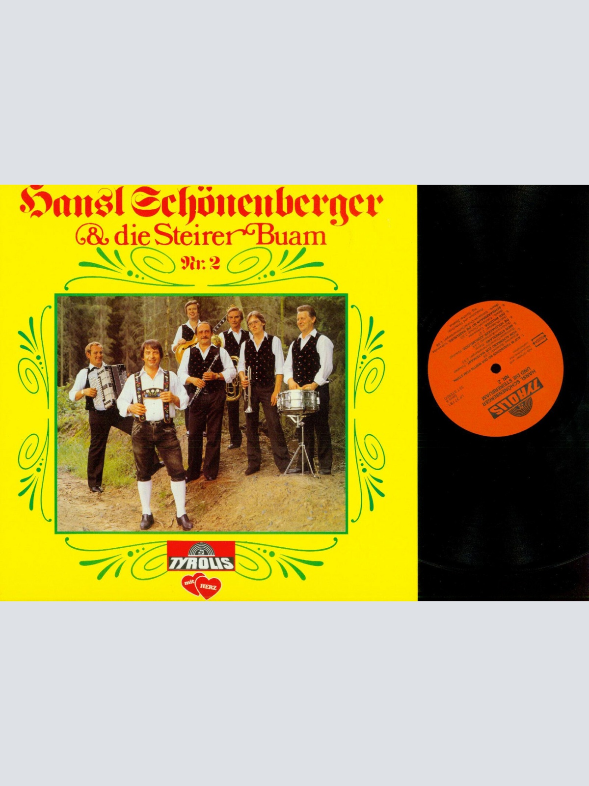 LP--Hansl Schönenberger & Die Steirer Buam NR 2  // NM