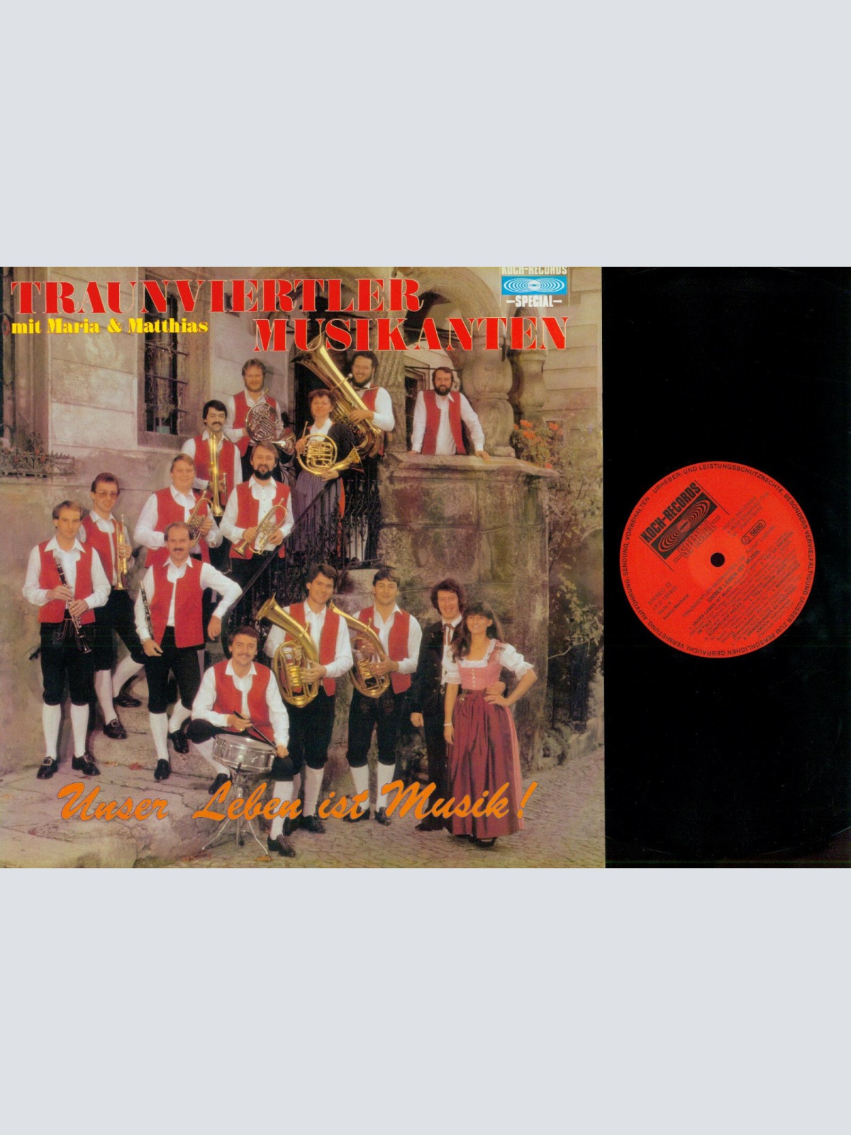 LP--Traunviertler Musikanten --   Unser Leben ist Musik   /NM