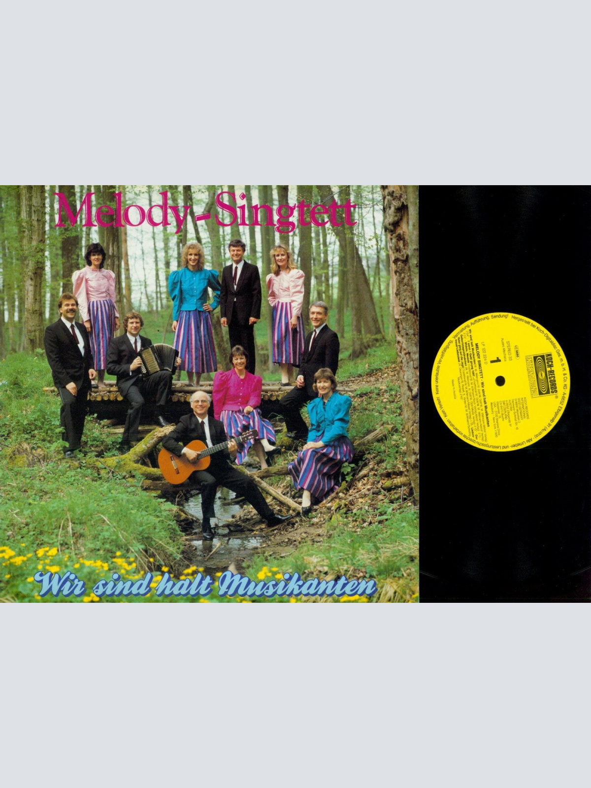 LP--Melody Singtett --  Wir sind halt Musikanten /NM