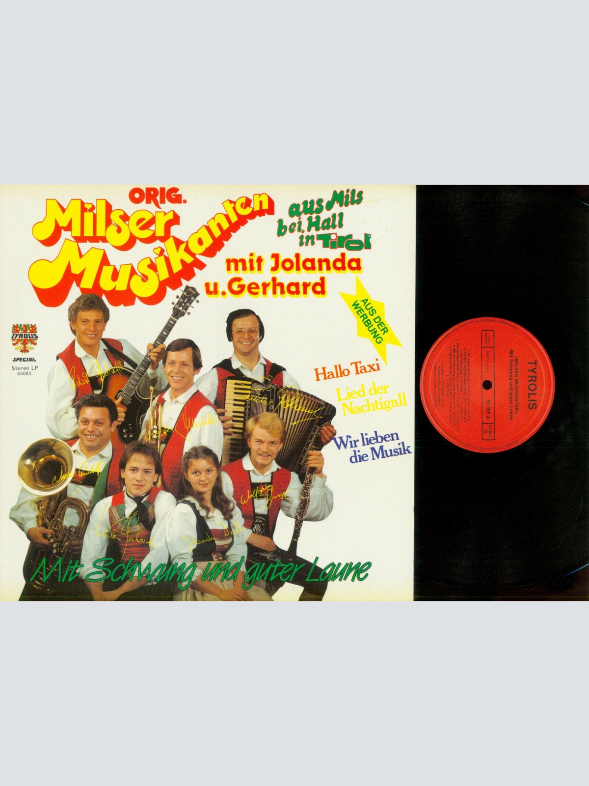 LP-- Orig. Milser Musikanten-   Mit Schwung Und Guter Laune /NM