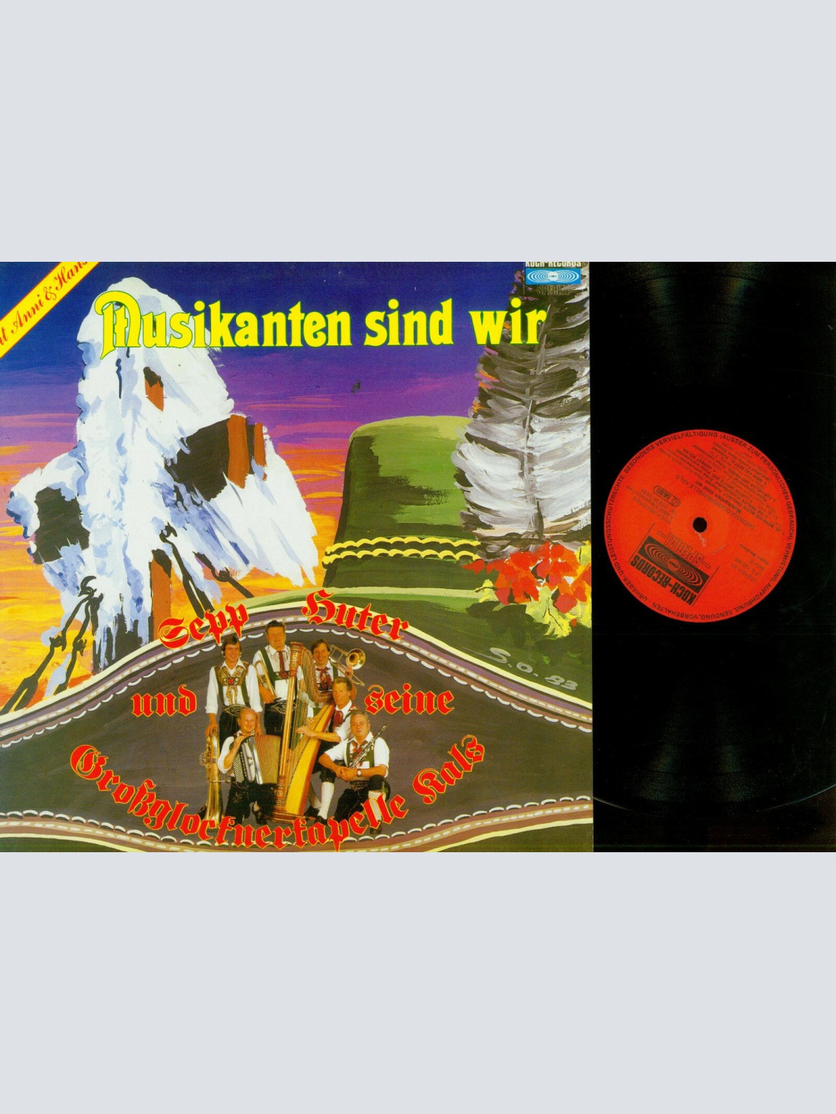 LP--Großglocknerkapelle Kals --  Musikanten sind wir     / NM