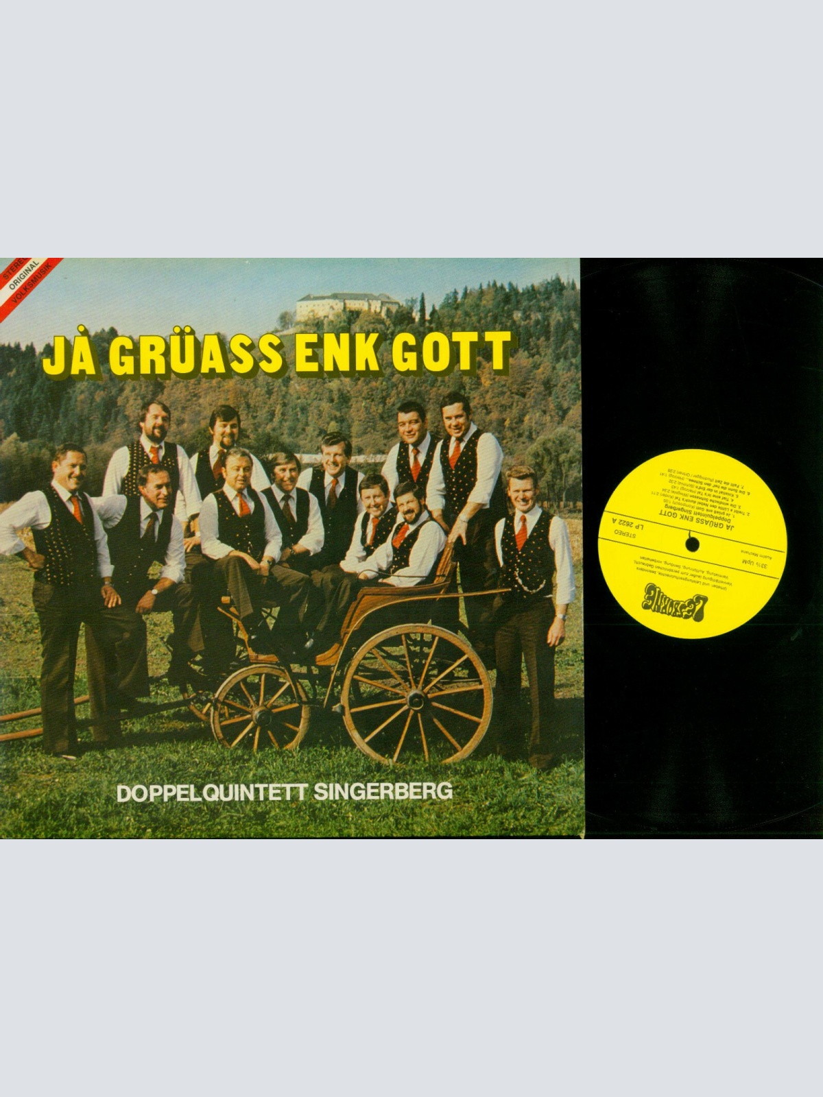 LP--Doppelquintett Singerberg-- Ja Drüass enk Gott    /NM