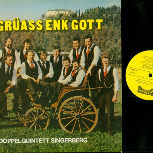 LP--Doppelquintett Singerberg-- Ja Drüass enk Gott    /NM