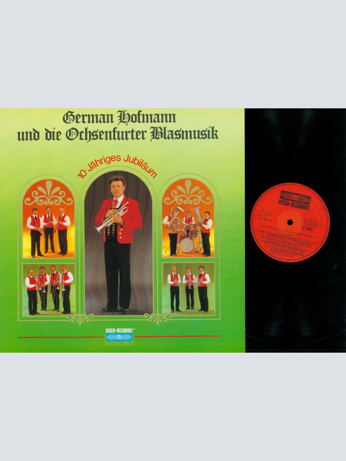 LP--German Hofmann und die Ochsenfurther Blasmusik / 10 Jähriges Jubiläum  /NM