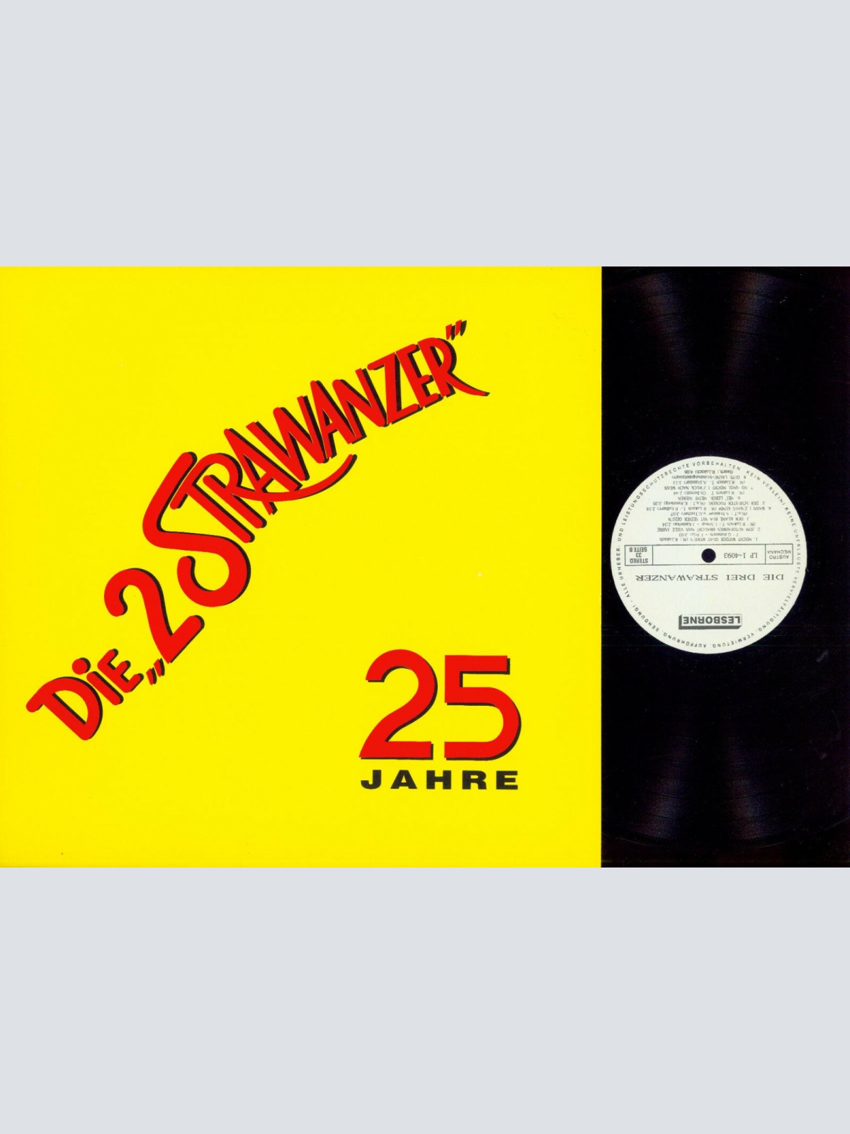 LP--Die 2 Strawanzer --  25 Jahre      / NM