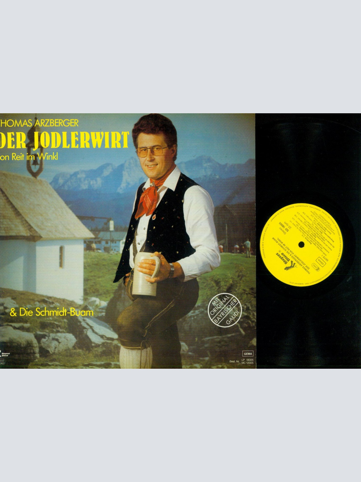 LP-- Thomas Arzberger – Der Jodlerwirt Von Reit Im Winkl    / NM