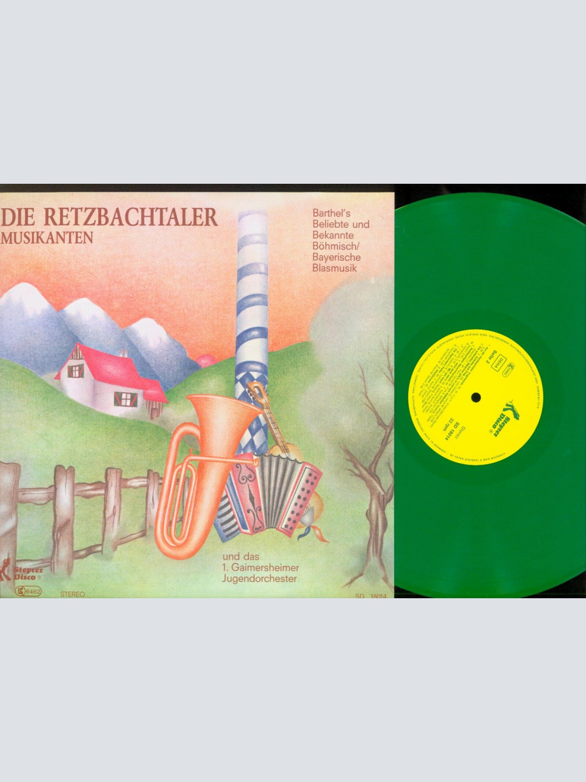 LP--Die Retzbachtaler Musikanten  / Grünes Vinyl     / NM