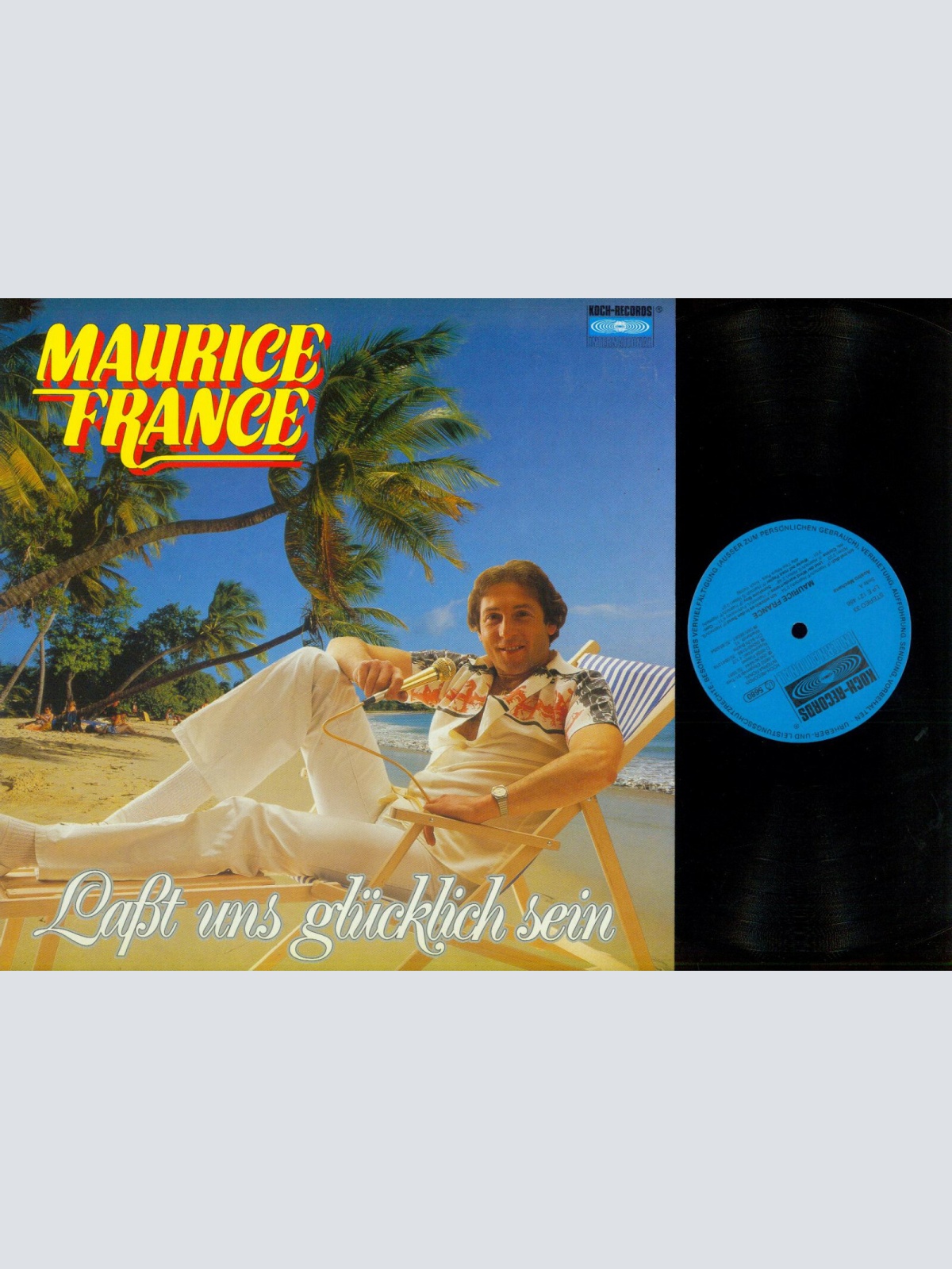 LP-- Maurice France -- Laßt uns glücklich sein   / NM