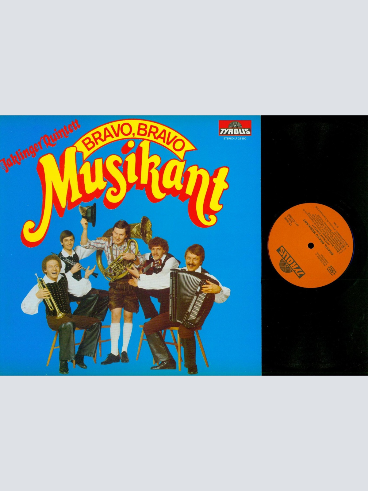 LP--Jaklinger Quintett – Bravo, Bravo Musikant  / NM