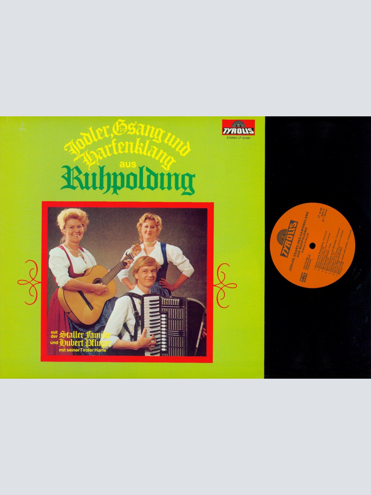 LP-- Fam. Staller --   Jodler  Gsang und Harfenklang aus Ruhpolding  / NM