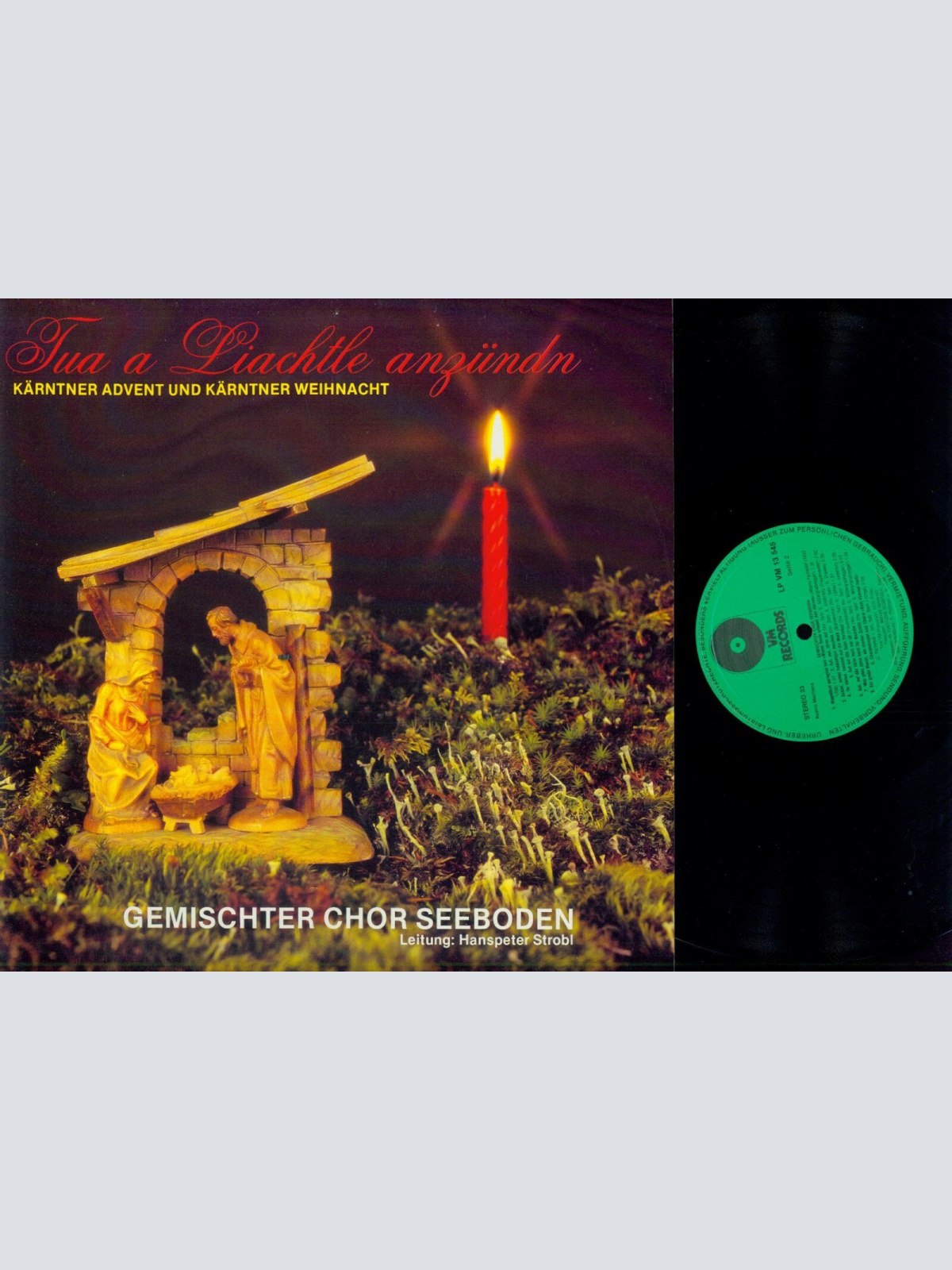 LP--Gemischter Chor Seeboden – Tua A Liachtle Anzünden / //NM