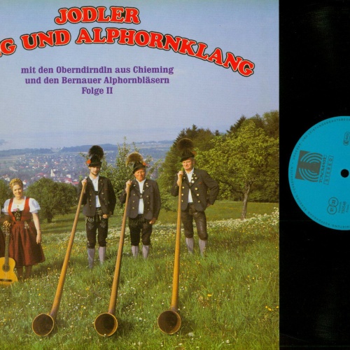 LP--Jodler G'sang und Alphornklang -- Oberndirndln  -Bernauer Alphornbläser //NM