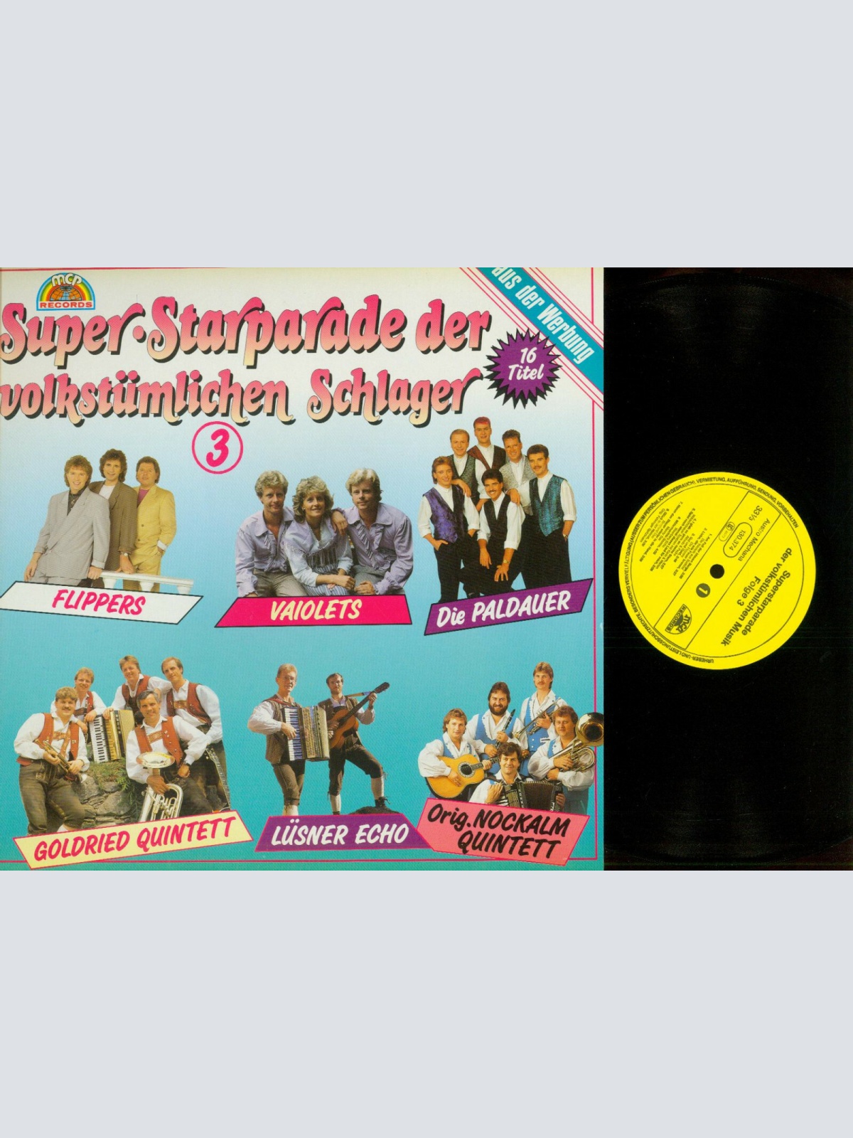 LP--Superstars der Volkstümlichen Schlager 3   / //NM