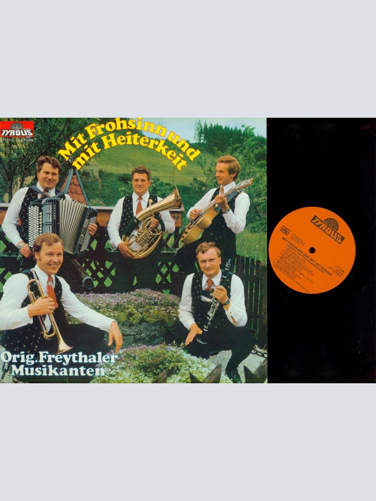 LP--Orig. Freythaler Musikanten -- Mit Frohsinn ind mit Heiterkeit  / //NM