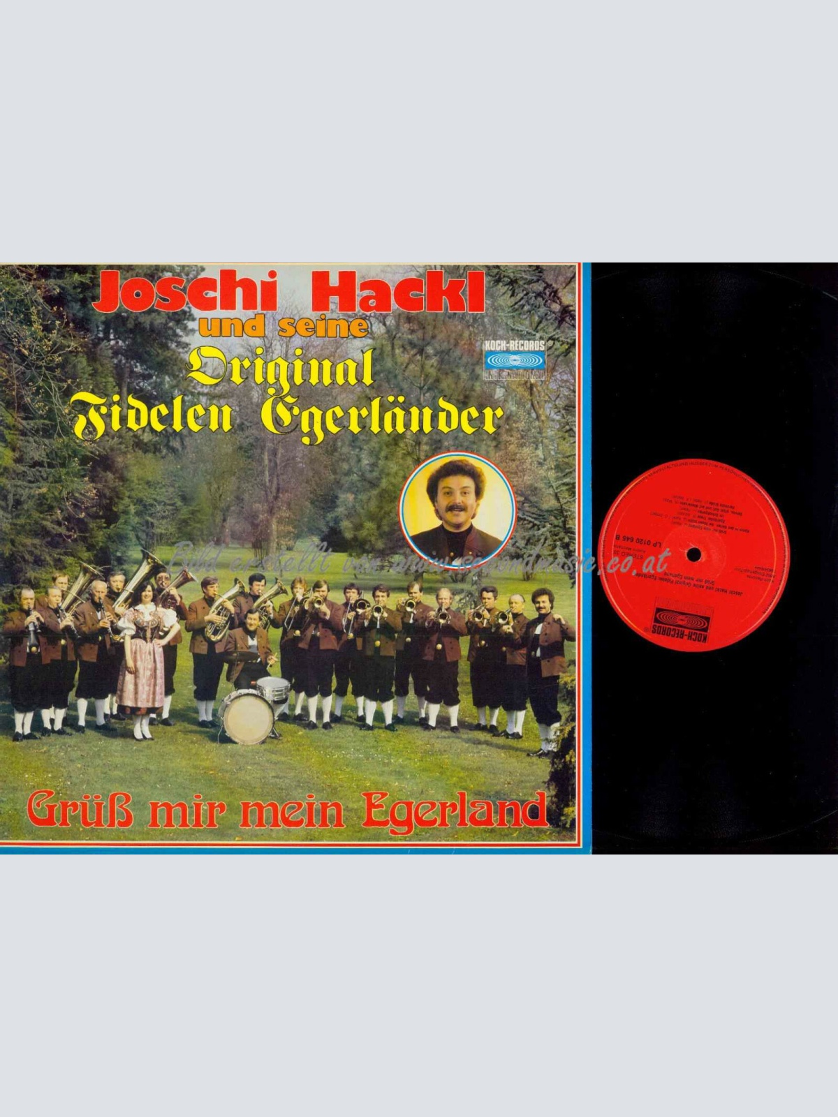 LP-- Joschi Hackl Und Seine Fidelen Egerländer – Grüß Mir Mein Egerland/    //NM