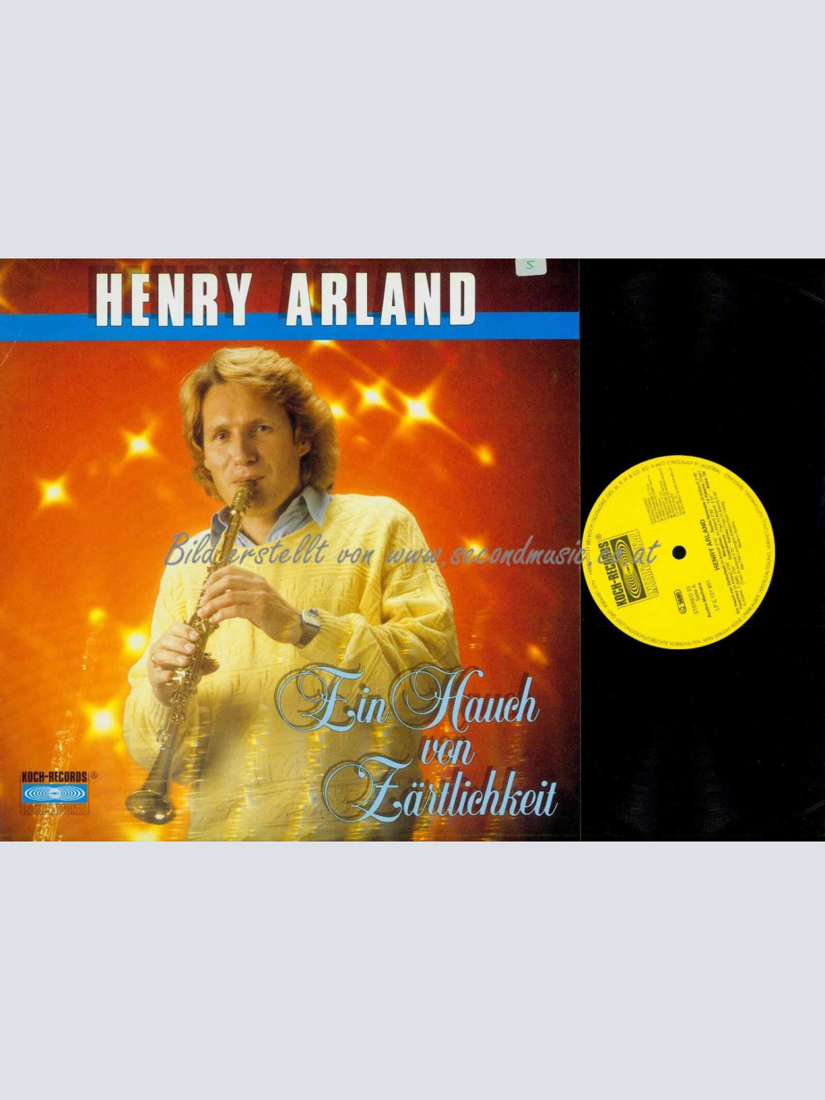 LP-- Henry Arland – Ein Hauch Von Zärtlichkeit // NM