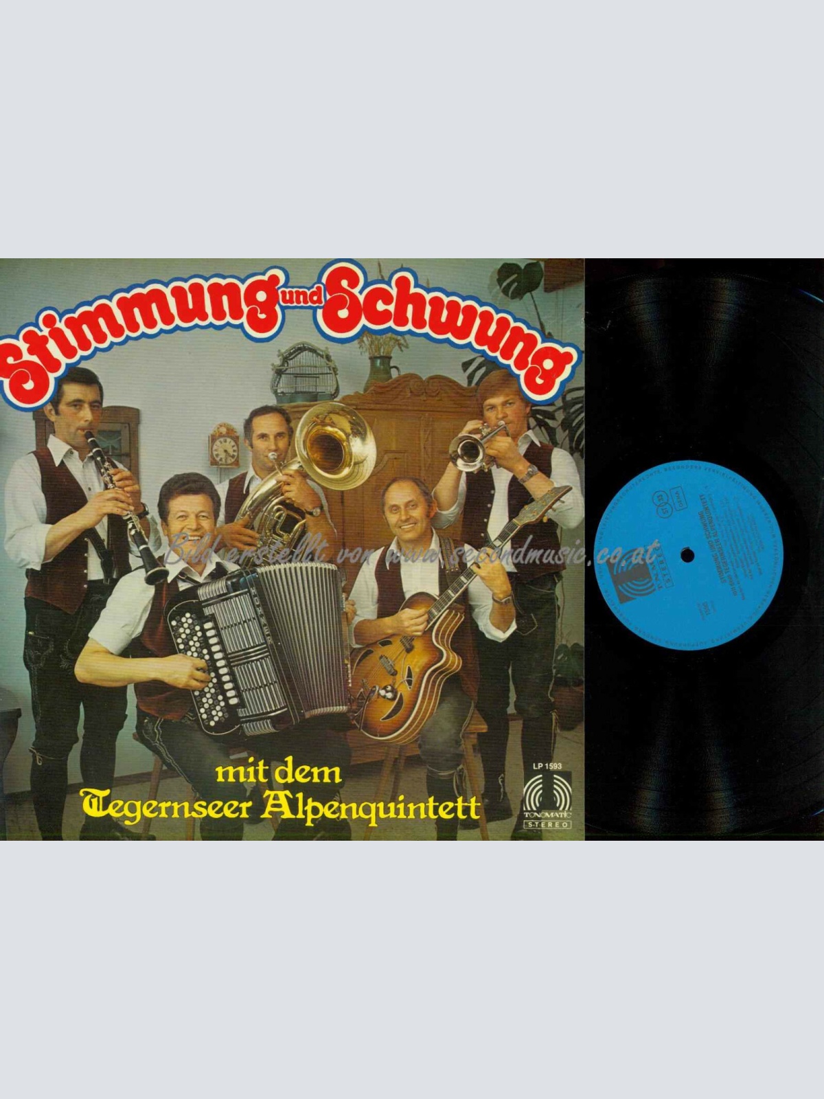 LP-- Tegernseer Alpenquintett -- Stimmung und Schwung   //